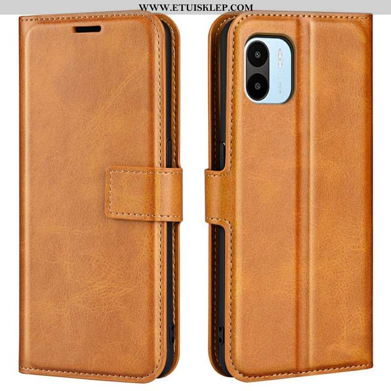 Etui Folio do Xiaomi Redmi A1 Ekstremalnie Cienki Efekt Skóry